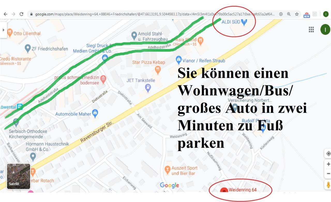 4-Zimmer Kinderfreundliche Ferienwohnung ฟรีดริชส์ฮาเฟน ภายนอก รูปภาพ